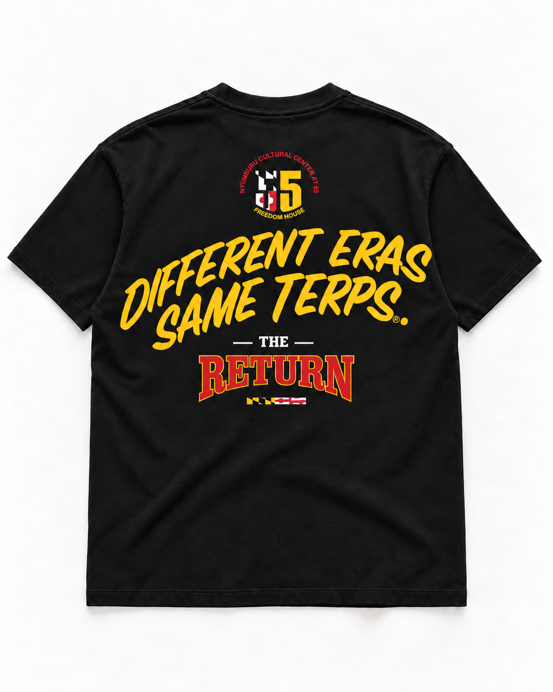 A Different Terp black tee, back